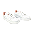 Tênis Feminino Casual Branco com Rose - Numeração 30-31-32-33 - Imagem 3