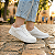 Tênis Feminino Casual Branco com Rose - Numeração 30-31-32-33 - Imagem 2