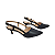 Scarpin Sling Back Preto Salto Baixo - Numeração 30, 31, 32 e 33 - Imagem 4