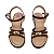 Sandalia Feminina Anabela Marsala - Tamanho 30-31-32-33 - Imagem 5