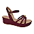 Sandalia Feminina Anabela Marsala - Tamanho 30-31-32-33 - Imagem 1