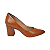 Scarpin Feminino Marrom Salto Bloco Médio Bico Fino Tamanhos 30 ao 33 - Imagem 1