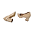 Scarpin Verniz Nude Salto Bloco - Tam. 30, 31, 32 e 33 - Imagem 4