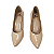 Scarpin Verniz Nude Salto Bloco - Tam. 30, 31, 32 e 33 - Imagem 3