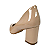 Scarpin Verniz Nude Salto Bloco - Tam. 30, 31, 32 e 33 - Imagem 5