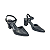 Scarpin Aberto Preto Salto Bloco Fivela - Tam. 30, 31, 32 e 33 - Imagem 4