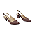 Scarpin Slingback Marrom Canela Salto Bloco | Tam. 30, 31, 32 e 33 - Imagem 4