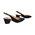Slingback Preto Salto Bloco Fivela - Tam. 30, 31, 32 e 33 - Imagem 5