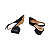 Slingback Preto Salto Bloco Fivela - Tam. 30, 31, 32 e 33 - Imagem 6