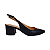 Slingback Preto Salto Bloco Fivela - Tam. 30, 31, 32 e 33 - Imagem 1