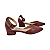 Scarpin Slingback Marrom Canela Baixo - Tam. 30, 31, 32 e 33 - Imagem 4