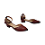 Scarpin Slingback Marrom Canela Baixo - Tam. 30, 31, 32 e 33 - Imagem 3