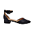 Scarpin Slingback Preto Salto Baixo - Tam. 30, 31, 32 e 33 - Imagem 1