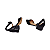 Scarpin Slingback Preto Salto Baixo - Tam. 30, 31, 32 e 33 - Imagem 6