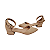Scarpin Slingback Nude Salto Baixo - Tam. 30, 31, 32 e 33 - Imagem 6