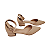 Scarpin Slingback Nude Salto Baixo - Tam. 30, 31, 32 e 33 - Imagem 5