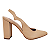 Slingback Nude Salto Alto Bloco Vivi - Tam. 30, 31, 32 e 33 - Imagem 1
