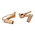 Slingback Nude Salto Alto Bloco Vivi - Tam. 30, 31, 32 e 33 - Imagem 3