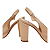Slingback Nude Salto Alto Bloco Vivi - Tam. 30, 31, 32 e 33 - Imagem 5