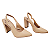 Slingback Nude Salto Alto Bloco Vivi - Tam. 30, 31, 32 e 33 - Imagem 2
