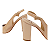 Slingback Verniz Nude Salto Alto Bloco Vivi - Tam. 30, 31, 32 e 33 - Imagem 7