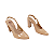 Slingback Verniz Nude Salto Alto Bloco Vivi - Tam. 30, 31, 32 e 33 - Imagem 4