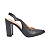Slingback Preto Salto Alto Bloco Vivi - Tam. 30, 31, 32 e 33 - Imagem 1