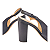 Slingback Preto Salto Alto Bloco Vivi - Tam. 30, 31, 32 e 33 - Imagem 4