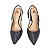 Slingback Preto Salto Alto Bloco Vivi - Tam. 30, 31, 32 e 33 - Imagem 5