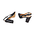 Slingback Preto Salto Alto Bloco Vivi - Tam. 30, 31, 32 e 33 - Imagem 6