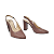 Slingback Salto Alto Bloco Marrom Canela - Tam. 30, 31, 32 e 33 - Imagem 2