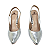 Slingback Salto Alto Bloco Prata - Tam. 30, 31, 32 e 33 - Imagem 4