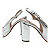 Slingback Salto Alto Bloco Prata - Tam. 30, 31, 32 e 33 - Imagem 5