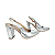 Slingback Salto Alto Bloco Prata - Tam. 30, 31, 32 e 33 - Imagem 3
