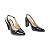 Slingback Salto Alto Bloco Verniz Preto - Tam. 30, 31, 32 e 33 - Imagem 3