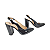 Slingback Salto Alto Bloco Verniz Preto - Tam. 30, 31, 32 e 33 - Imagem 2