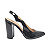Slingback Salto Alto Bloco Verniz Preto - Tam. 30, 31, 32 e 33 - Imagem 1