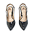 Slingback Salto Alto Bloco Verniz Preto - Tam. 30, 31, 32 e 33 - Imagem 4