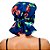 Lenço Quimioterapia Headscarf Azul Floral - Imagem 3