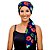 Lenço Quimioterapia Headscarf Azul Floral - Imagem 1
