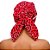 Lenço Quimioterapia Chapéu Vermelho Mandala - Imagem 3