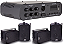 Amplificador NCA SA100BT + 2 Pares Caixa SP400 Preta - Imagem 1