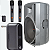 Caixa Ativa Leacs LT 1500 400w BT + 2 Microfones s/fio JBL - Imagem 1