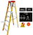 Escada de Fibra Tesoura Prática 6 Degraus BTF EFP9901 - Imagem 6