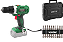 Parafusadeira furadeira sem bateria IPFD 1820 DWT + 10 bits - Imagem 1