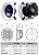Amplificador AAT BTA-1 BT G2 + 2 cxs Yamaha 6,5¨ NS-IC600 - Imagem 6