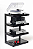 Rack Norstone HIFI ESSE com Prateleiras de Vidro Cor Preto - Imagem 4