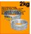 Arame galvanizado comercial BWG 12 2,77 mm VONDER 2 KG - Imagem 2