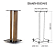 Pedestal NorStone Caixa Acústica Stylum 2 - PAR cor OAK - Imagem 3