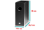 Subwoofer Slim Ativo 6¨AAT Cor Preto p/ pequenos espaços - Imagem 2